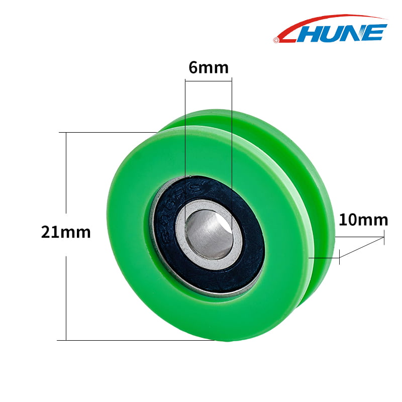 U-Groove Bearing Sliding Rollers