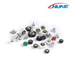 Bearing Roller with Threaded Rod for Sliding Door Track Guide