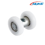 Double Wheel Sliding Door Roller with Steel Shaft