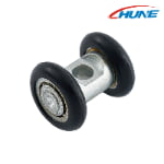 Double Wheel Sliding Door Roller with Steel Shaft