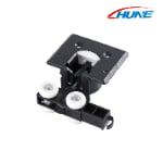 Wardrobe Sliding Door Roller with Buffer Damper, Double Nylon Guide Wheel Assembly