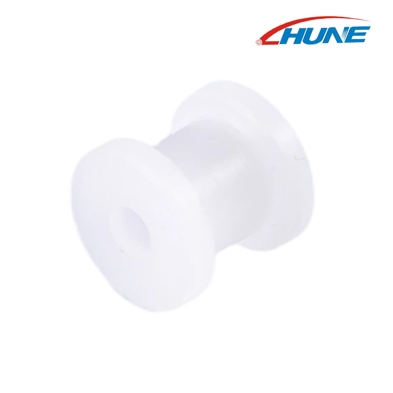 Double‑Flange Nylon Plastic Roller for Sliding Systems