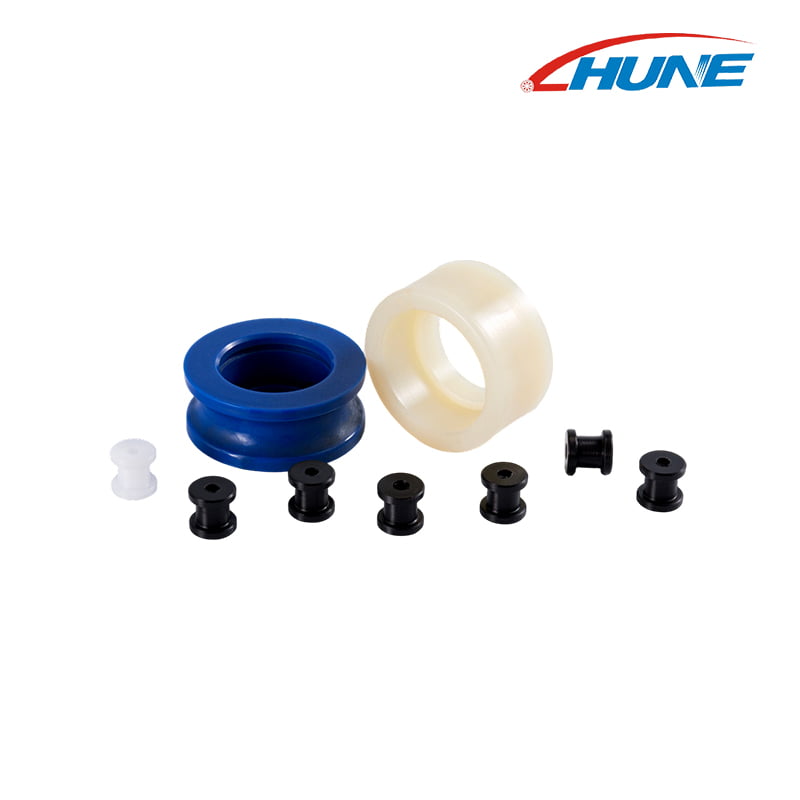Double‑Flange Nylon Plastic Roller for Sliding Systems