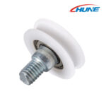 Bearing Roller with Threaded Rod for Sliding Door Track Guide
