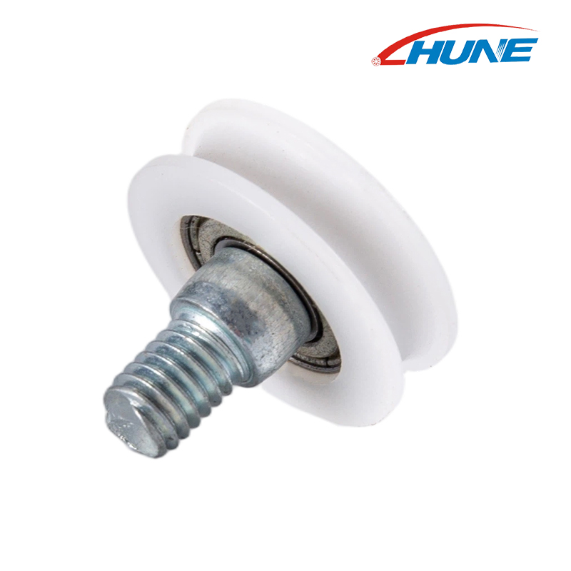 Bearing Roller with Threaded Rod for Sliding Door Track Guide