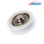 7A/10A V/U Groove Sliding Bearing Rollers with Threaded Shaft