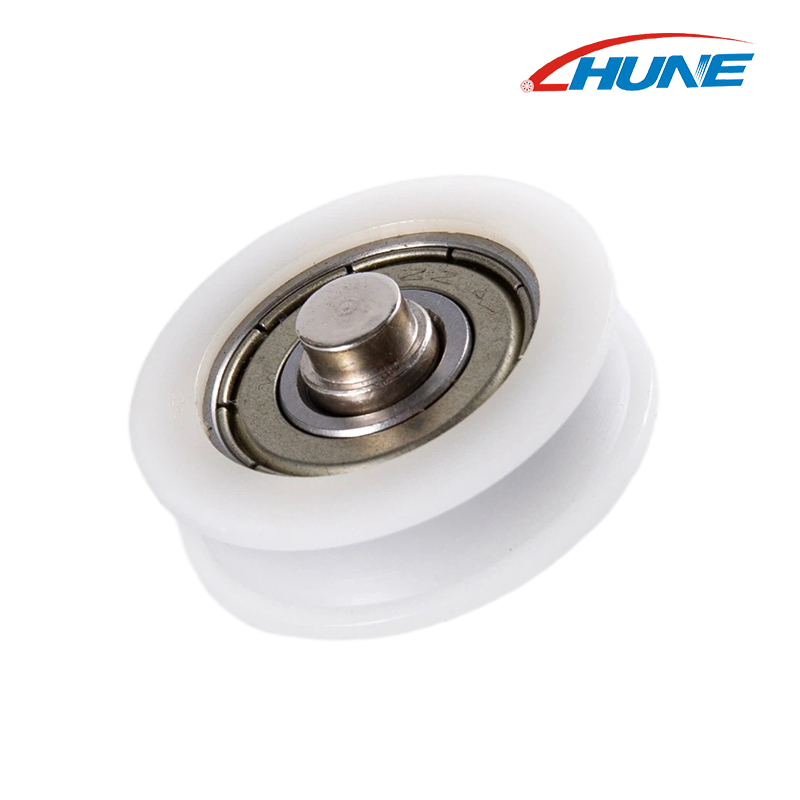 7A/10A V/U Groove Sliding Bearing Rollers with Threaded Shaft