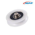 7A/10A V/U Groove Sliding Bearing Rollers with Threaded Shaft