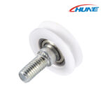 Bearing Roller with Threaded Rod for Sliding Door Track Guide