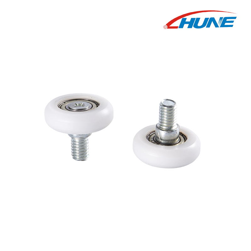 Bearing Roller with Threaded Rod for Sliding Door Track Guide