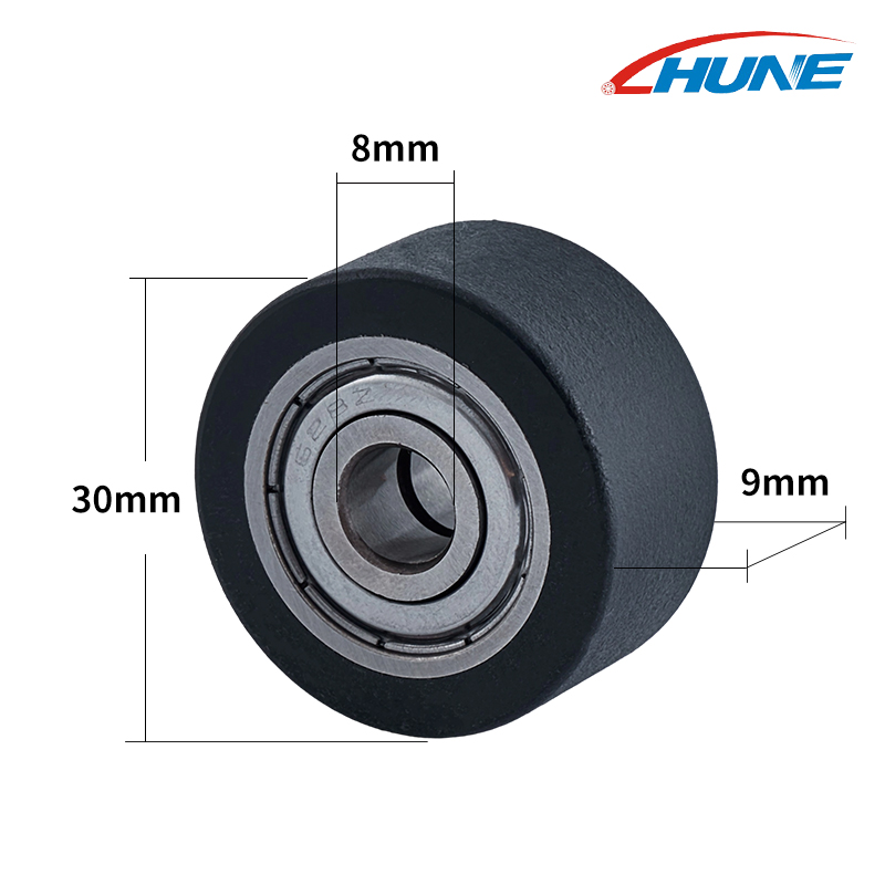Flat Roller Wheels with Bearing for Sliding Systems