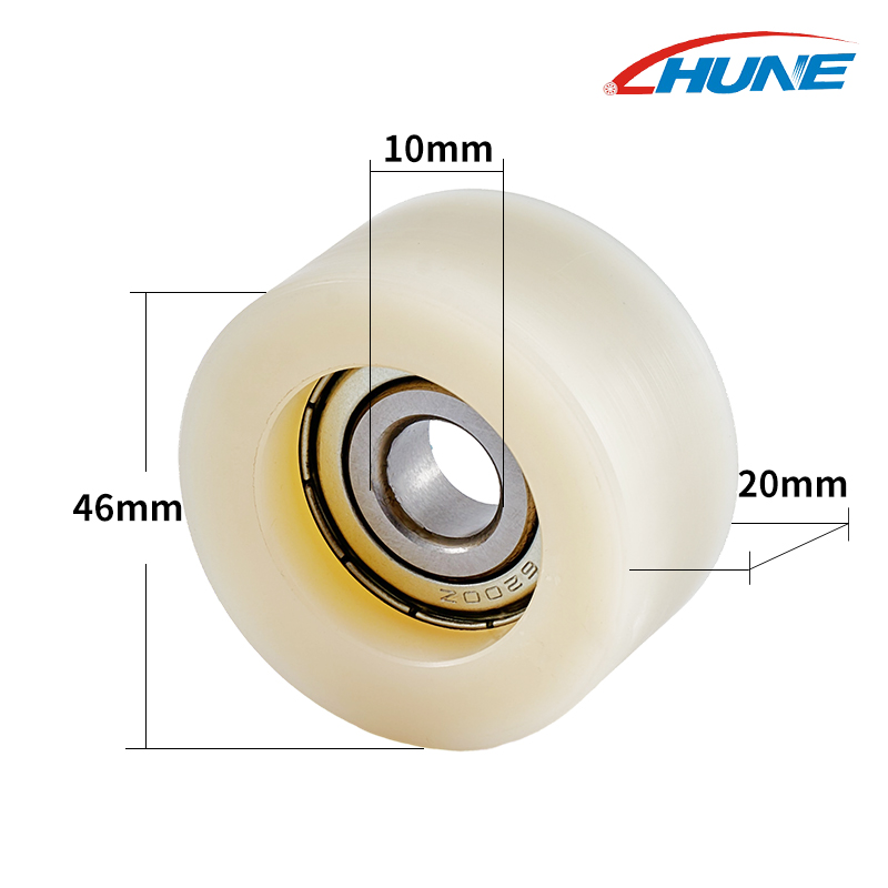 Flat Roller Wheels with Bearing for Sliding Systems