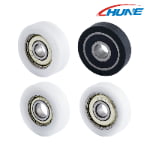 Flat Roller Wheels with Bearing for Sliding Systems