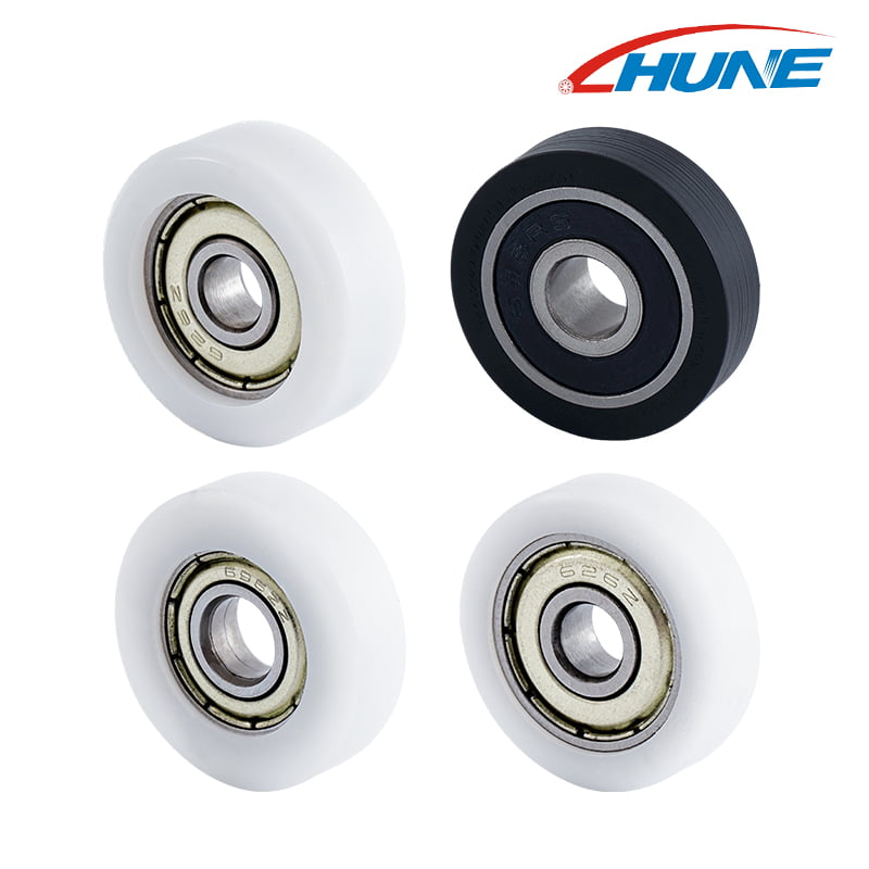 Flat Roller Wheels with Bearing for Sliding Systems