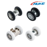 Double Wheel Sliding Door Roller with Steel Shaft