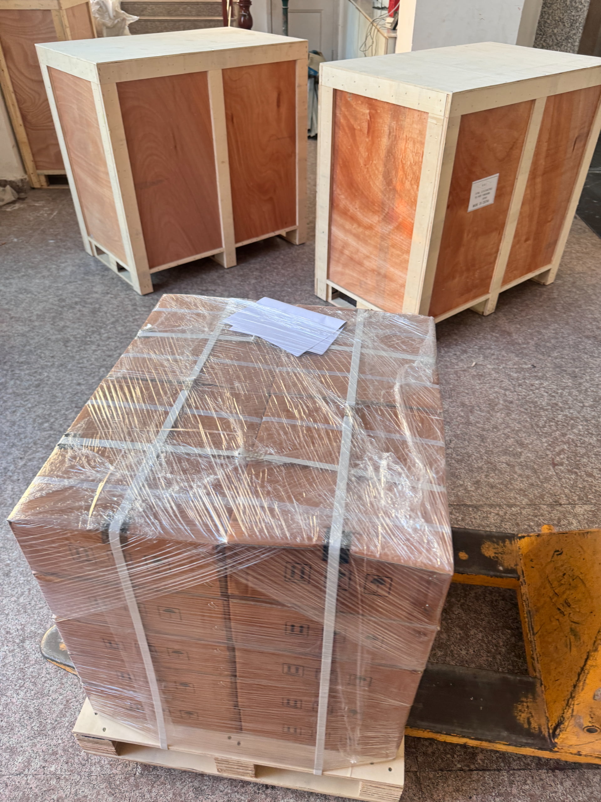Packaging and shipping area
