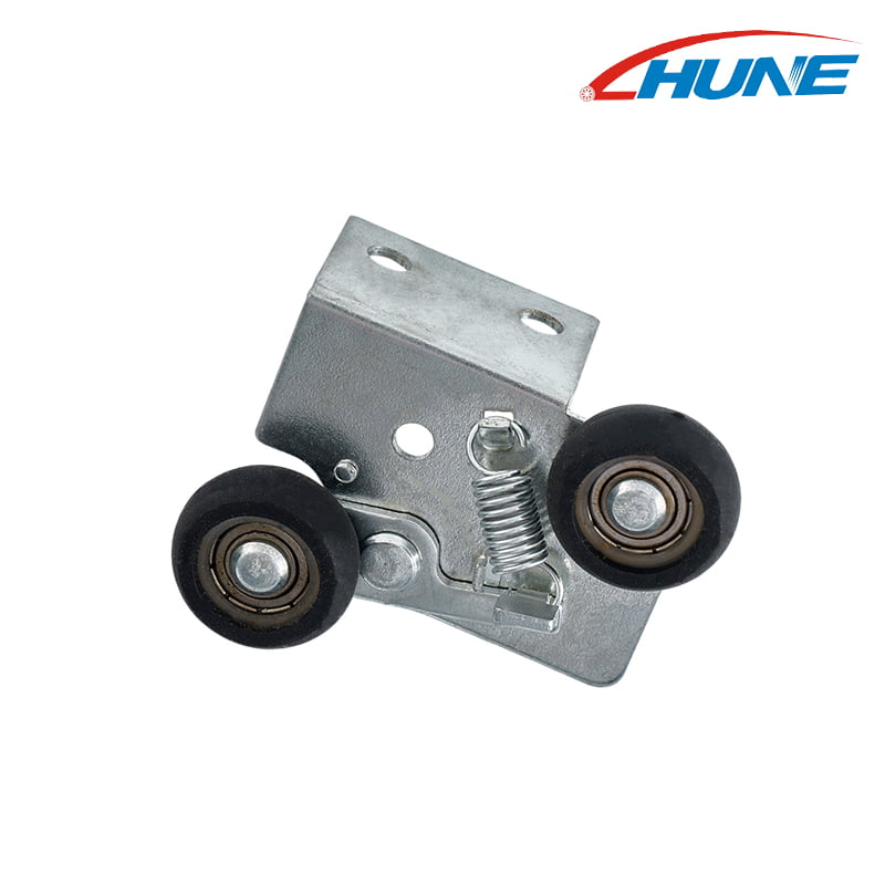 Adjustable Spring-Loaded Upper Roller for Wardrobe Doors