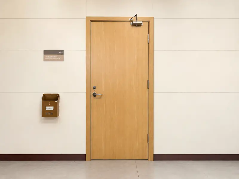 hinged door hardware components