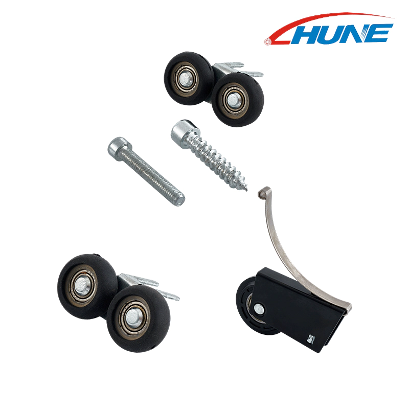 Anti-Jump Bottom Roller for Wardrobe Sliding Doors