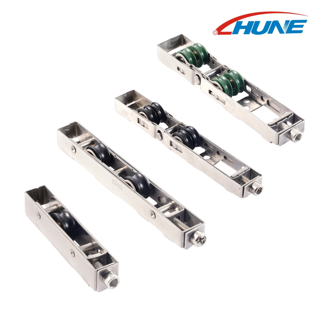 Adjustable Stainless Steel Heavy-Duty Sliding Door Roller Assembly