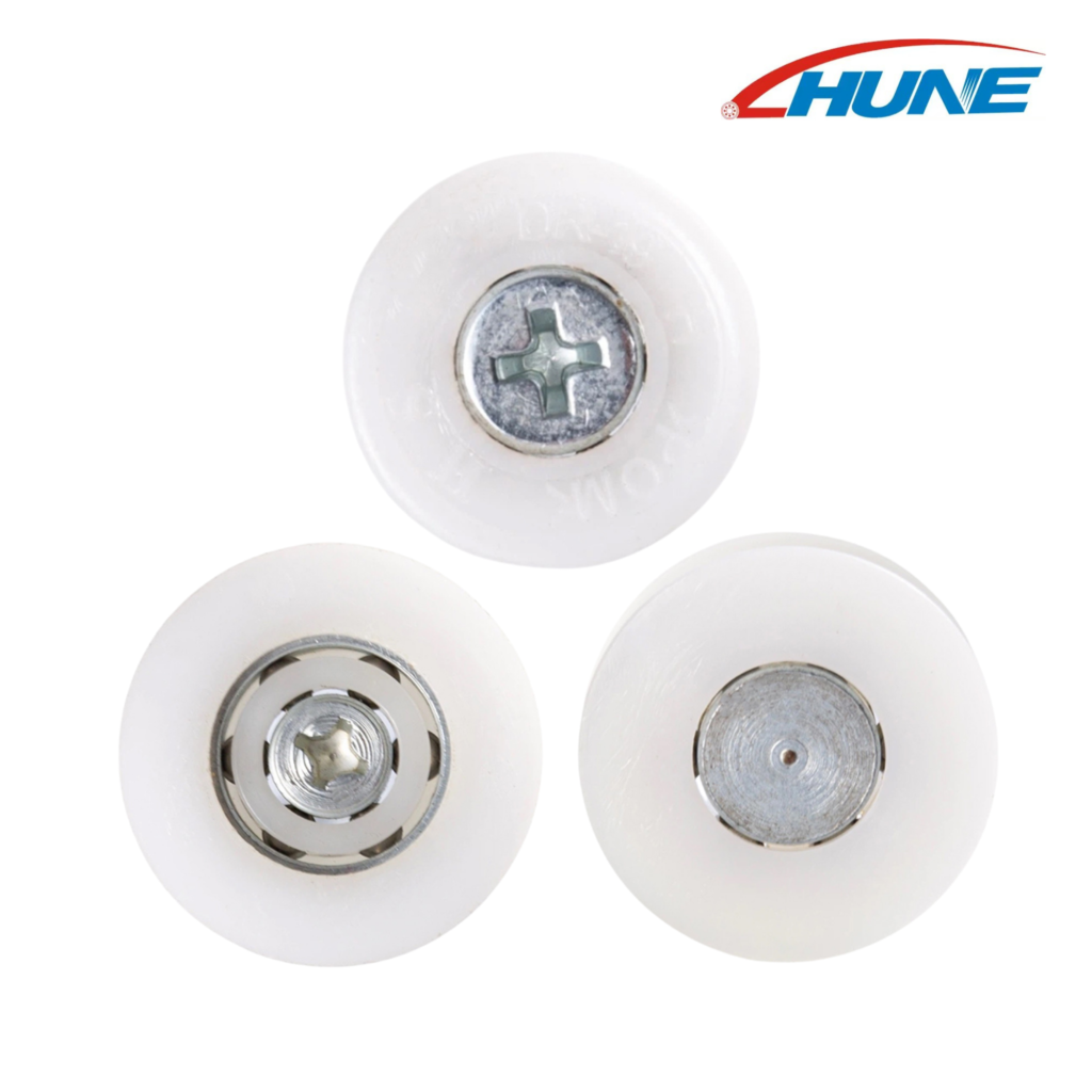 POM Bearing Roller with Threaded Stud