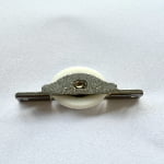 Nylon wheel sliding door roller with 304 stainless steel bracket