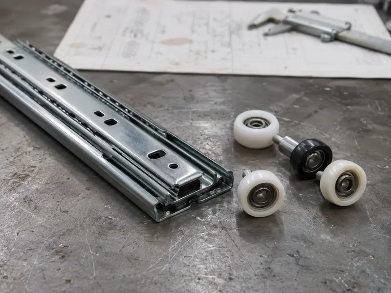 ball bearing drawer slides vs plastic roller slides