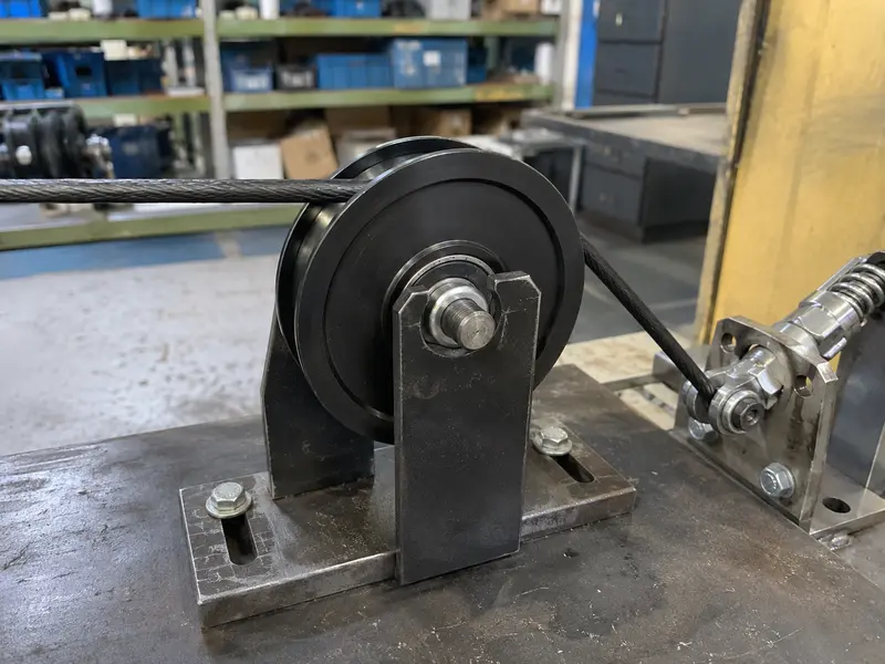 bearing-pulley-fitness-equipment-sample-test