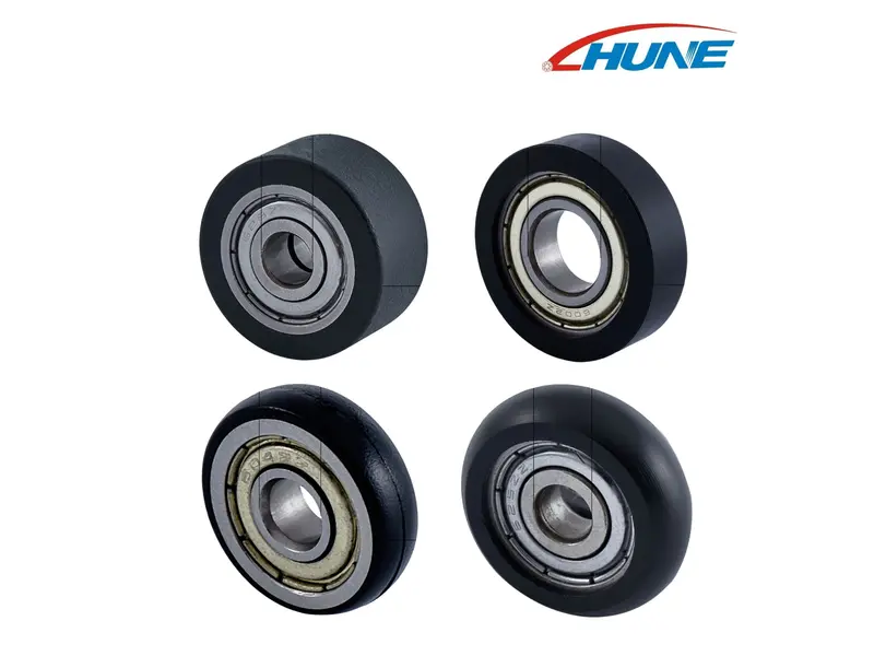 black-plastic-coated-bearing-rollers