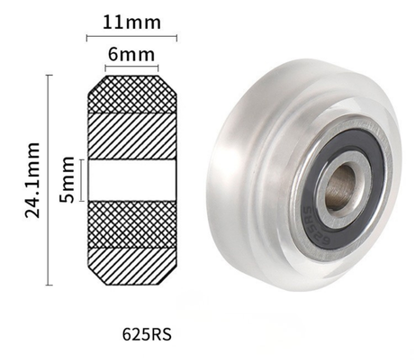 V-slot Pulley Wheel with 625 bearing for 3D printers