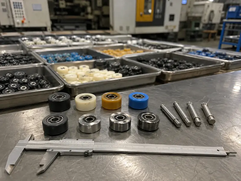 heavy duty sliding door roller materials