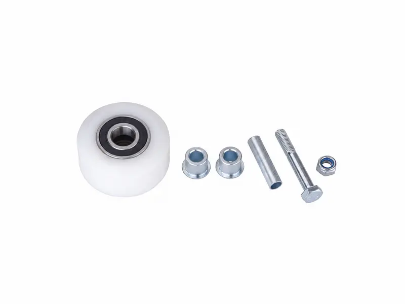 plastic drawer slide roller structure