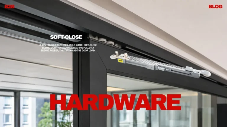 What Is Soft-Close Sliding Door Hardware?