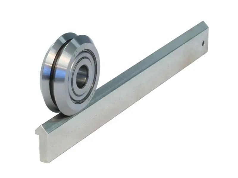 steel roller track material contact
