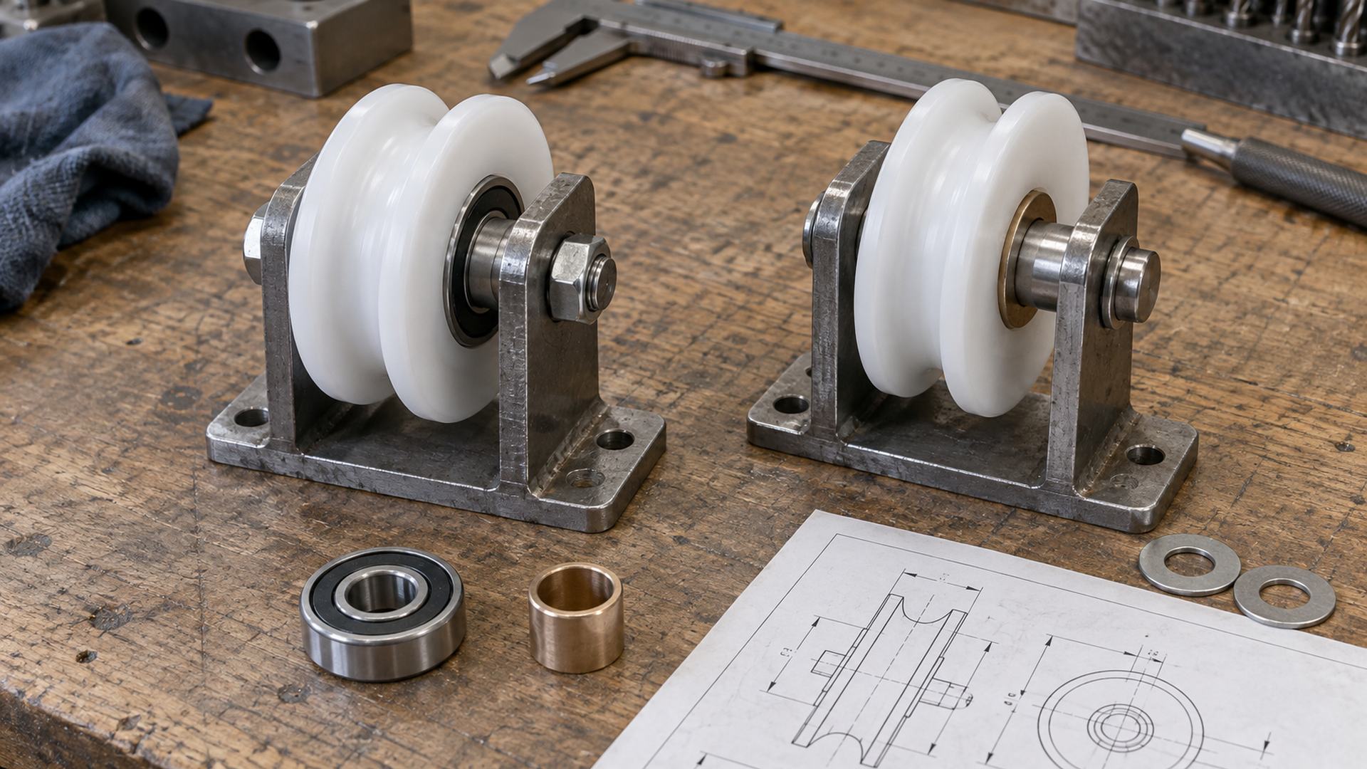 01-bearing-vs-plain-bore-pulley