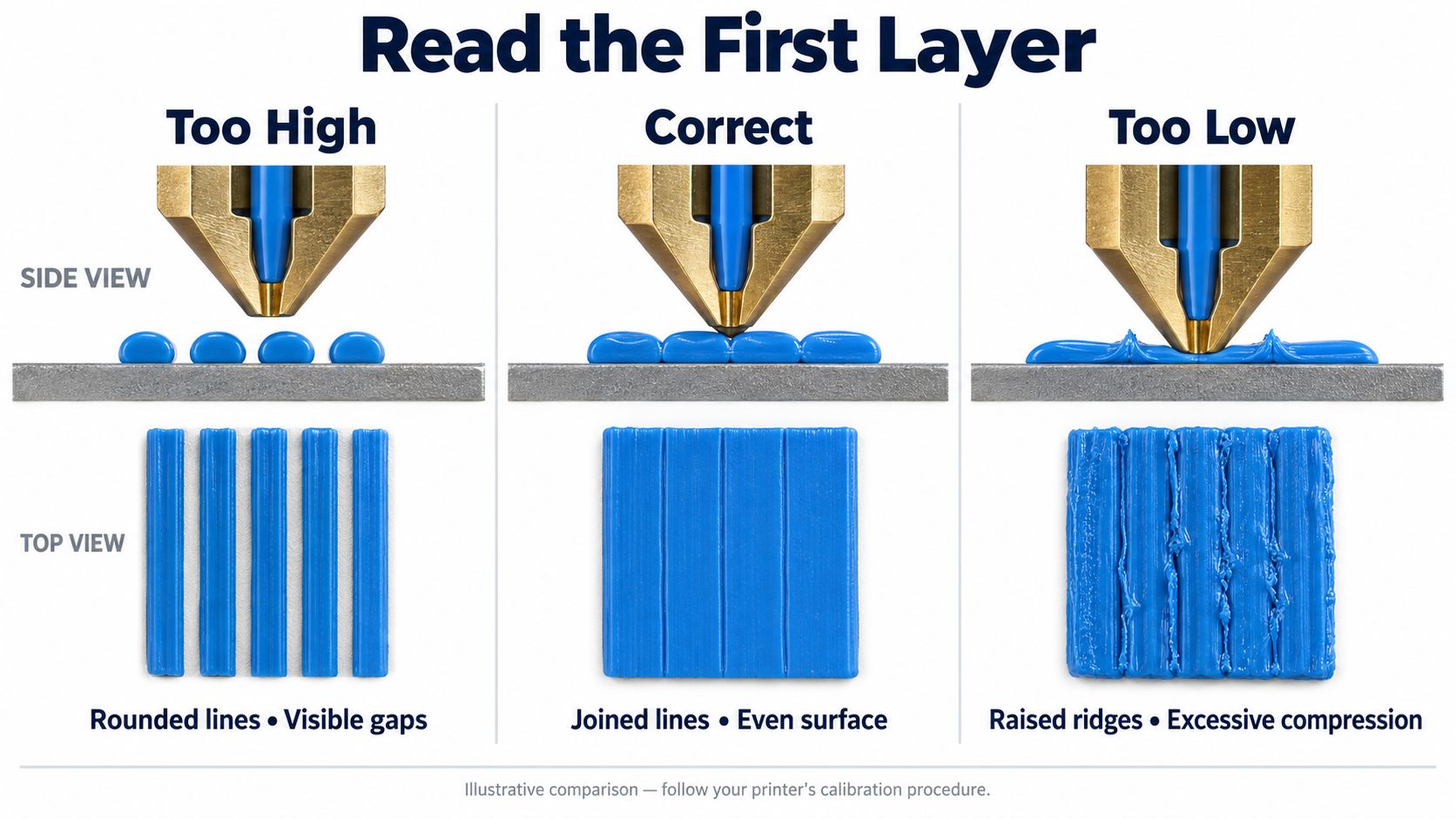 Verify the First Layer With a Print