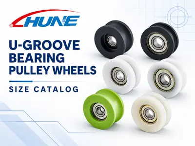 U-groove bearing pulley wheel catalog