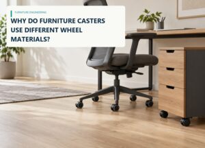 Why Do Furniture Casters Use Different Wheel Materials