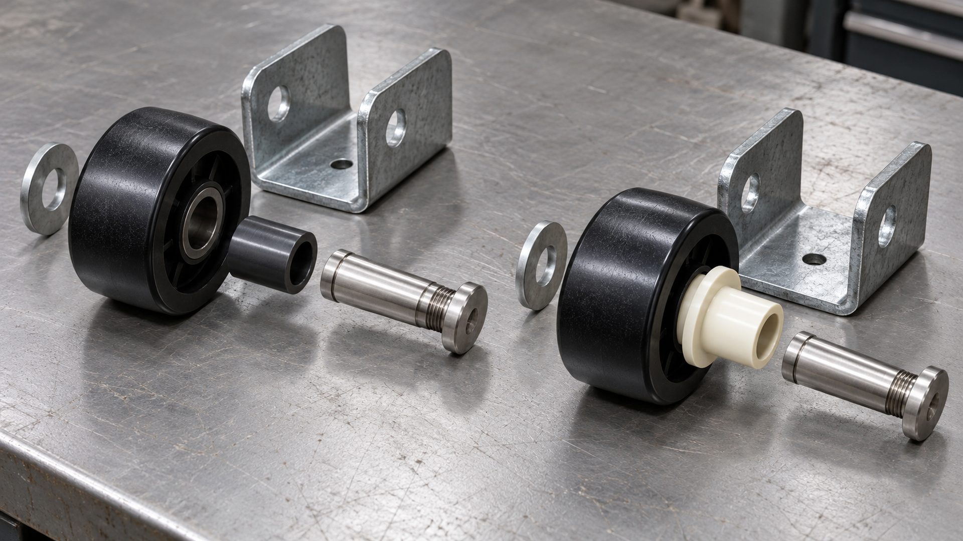 01-sleeve-vs-flanged-bushing-roller