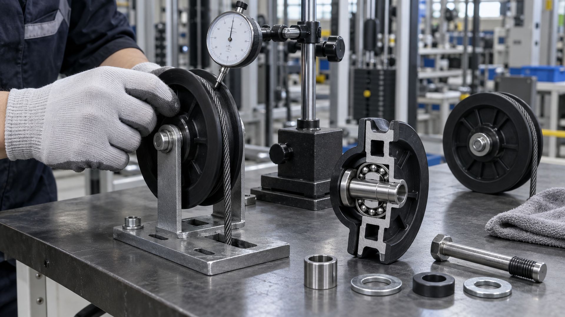 02-fitness-pulley-bearing-load-path-inspection