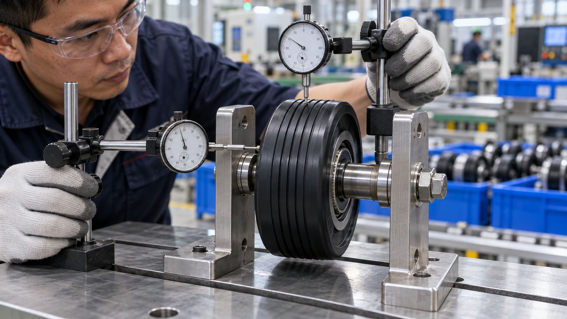 02-roller-radial-runout-axial-play-inspection