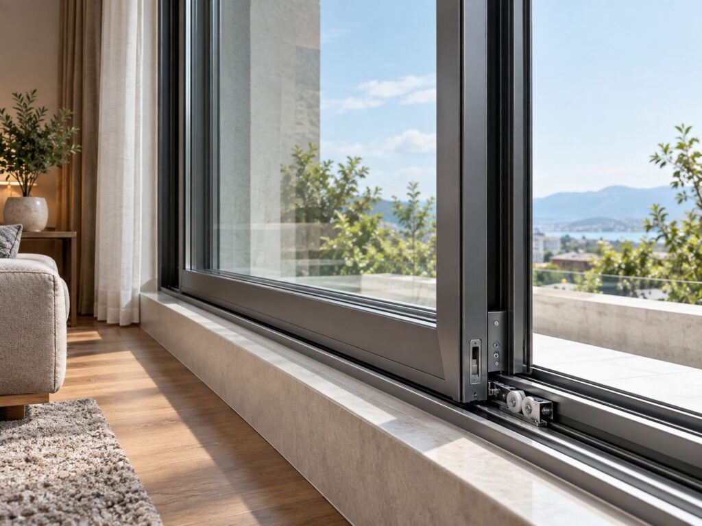 Aluminium & UPVC Sliding Windows