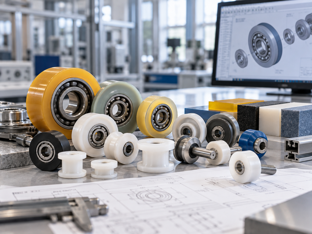 Material and Processing Options for Plastic and Polyurethane Rollers